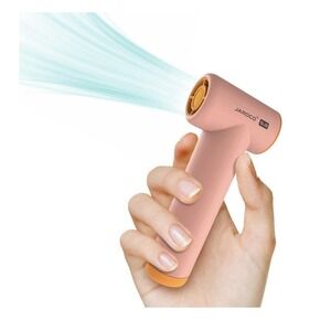 Handheld Portable Turbo Fan-Pink-Super High Has 4-speed-4000mAh USB-C Or Battery